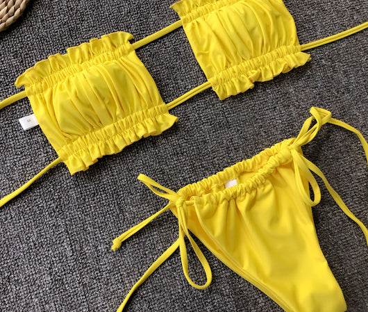 Bikini Plisado Elegante - Image 30