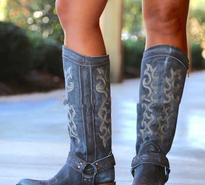 Botas de Motorista Clásicas con Cierre Lateral - Estilo Europeo y Americano - Image 10