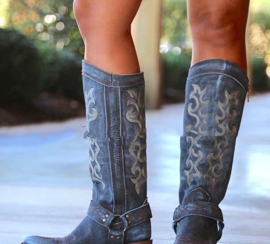 Botas de Motorista Clásicas con Cierre Lateral - Estilo Europeo y Americano - Image 10