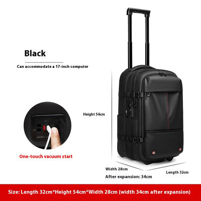 Mochila Trolley Expandible de Gran Capacidad para Viajes de Negocios - Image 6