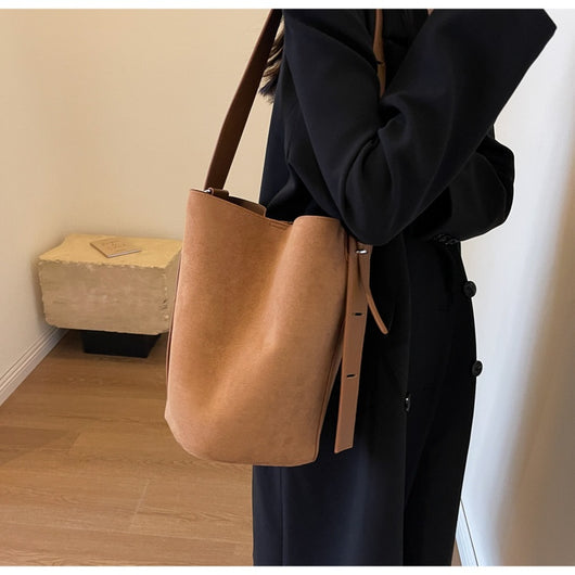 Bolsa de Hombro Retro Mate Gran Capacidad - Estilo Versátil Todo Uso - Image 18