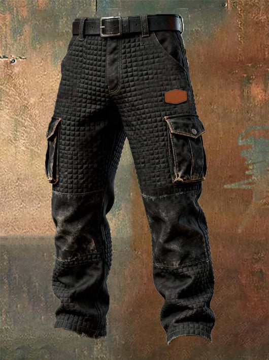 Pantalones de Trabajo Vintage Punk para Hombre - Image 24