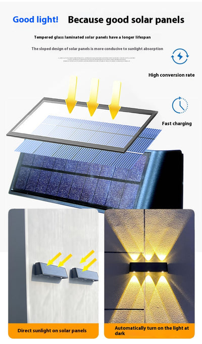 Lámpara Solar LED para Exterior - Iluminación Inteligente para Patios y Jardines - Image 9