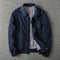 Chaqueta Abrigo Doble Cuello Alto Color Sólido para Hombre