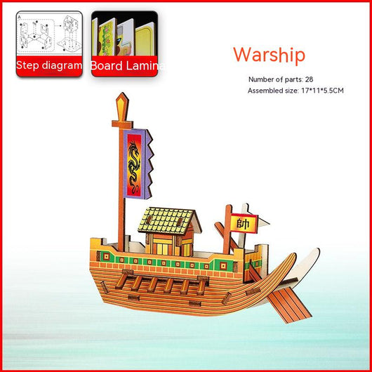Maqueta de Barco Pirata de Madera Armado - Decoración Coleccionable - Image 6