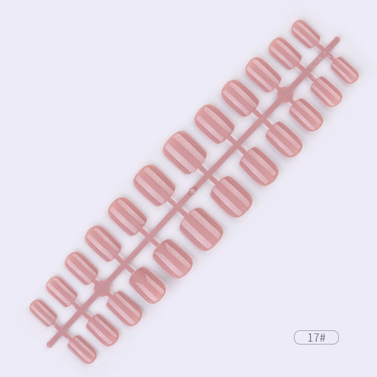 Uñas Postizas Adhesivas de Colores Sólidos - Set de 24 Piezas - Image 23