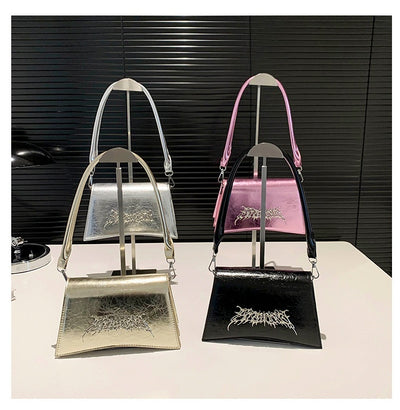 Bolsa Bandolera Diseño Francés con Cadena y Textura Crack - Image 17