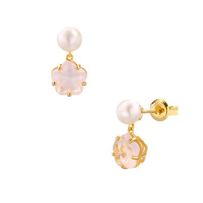 Aretes de Cristal Natural Hipoalergénicos - Image 5
