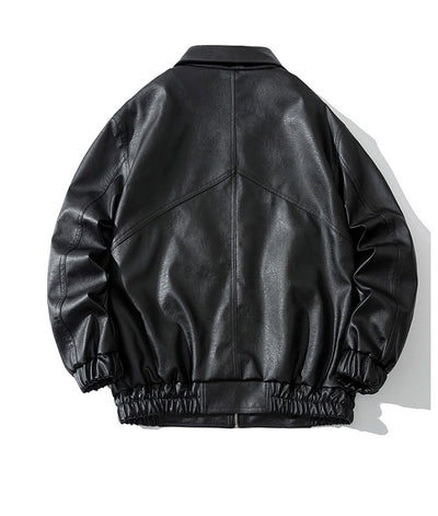 Chaqueta de Cuero para Hombre con Solapa Ancha - Estilo Moderno y Elegante - Image 22