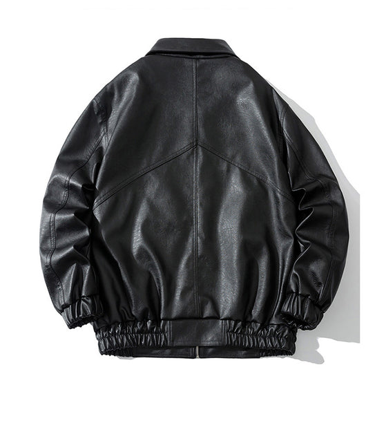 Chaqueta de Cuero para Hombre con Solapa Ancha - Estilo Moderno y Elegante - Image 22