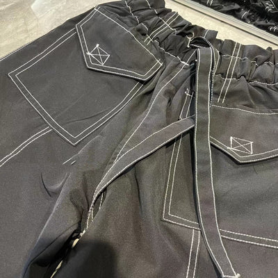 Pantalones Casuales de Diseño con Costuras Decorativas - Estilo Urbano Trendy - Image 11