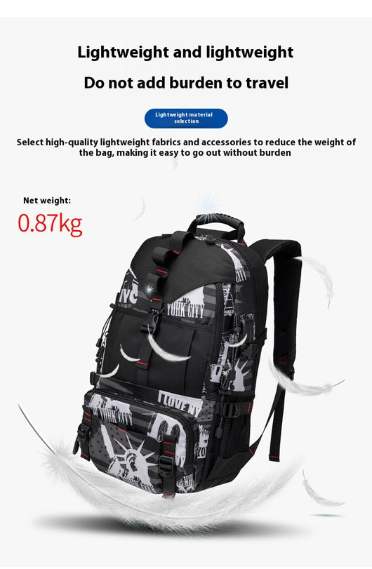 Mochila de Senderismo Impermeable Oxford - Resistente y Versátil - Image 30