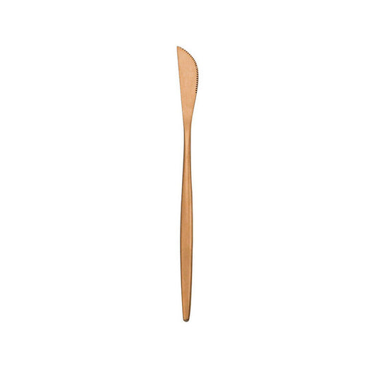 Cucharilla Mezcladora Rose Gold Mate Estilo Occidental
