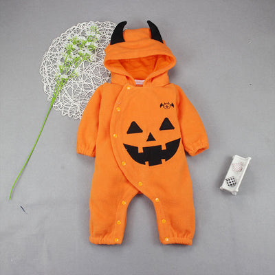 Disfraz Enterizo de Calabaza con Capucha para Halloween - Image 21