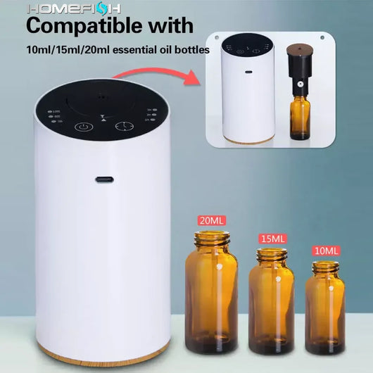 Difusor de Aroma Inalámbrico para Auto con Botella de Aceite Esencial Recargable - Image 5