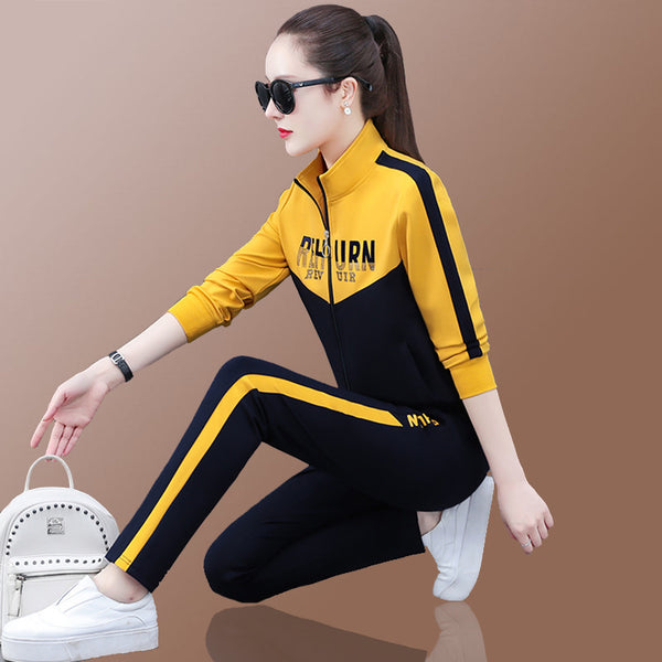 Conjunto Deportivo Mujer Colorblock Ajustado para Running - Image 4