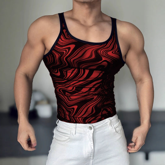 Musculosa Deportiva de Malla Transpirable para Hombre - Image 2