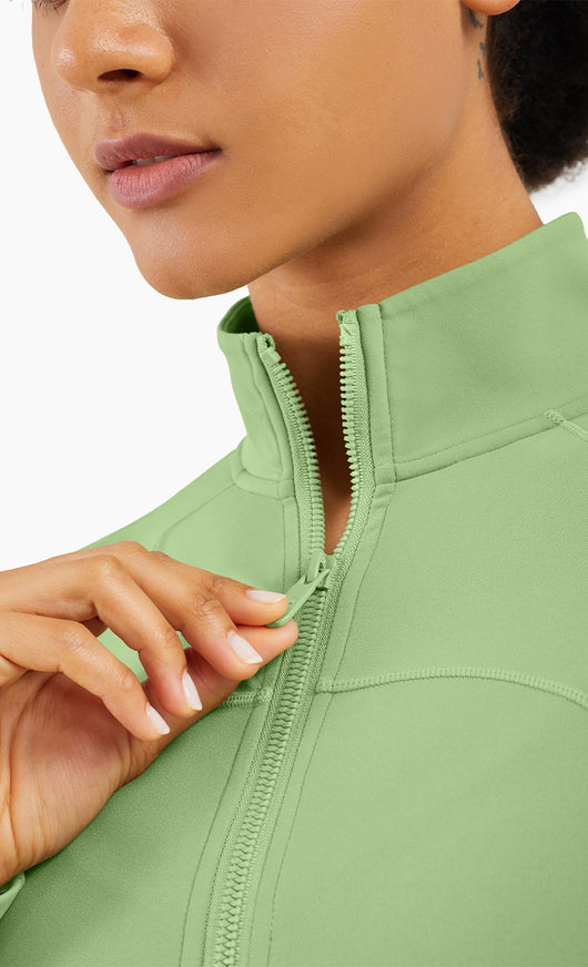Blusa Yoga Cuello Alto Ajustada Manga Larga - Image 5