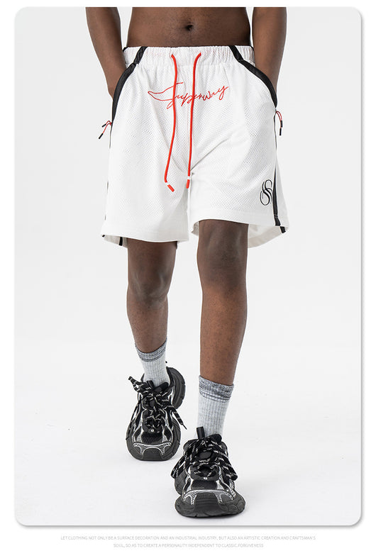 Shorts Casuales Premium Estilo Americano con Malla Transpirable y Detalles en Contraste - Image 9