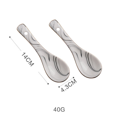Juego de Vajilla de Mármol - Platos y Boles para Arroz - Image 14