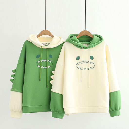 Sudadera con Capucha Color Block y Forro Polar Cálido - Image 8