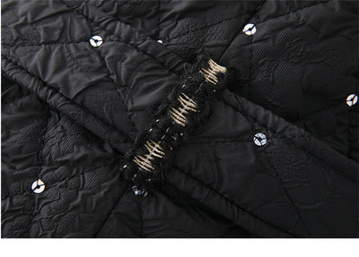 Chaqueta Acolchada Mujer con Cinturón Doble Capa Premium - Image 10