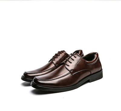 Zapatos de Cuero Hombre Punta Cuadrada - Elegancia Casual Profesional - Image 7