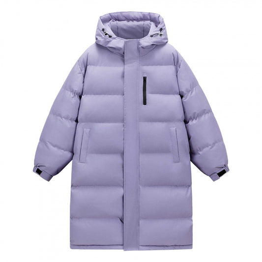 Abrigo Largo para Invierno con Cuello de Pelaje Acolchado - Image 2