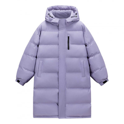 Abrigo Largo para Invierno con Cuello de Pelaje Acolchado - Image 2