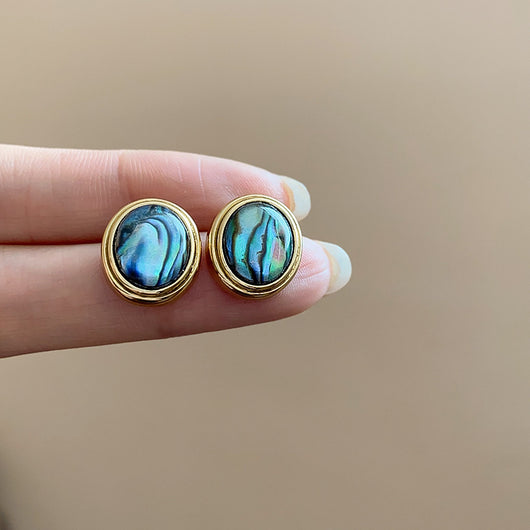 Aretes de Aguja de Plata Dorada con Fritilaria - Image 12
