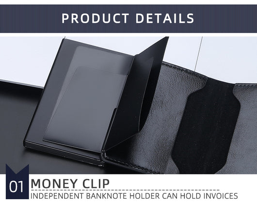 Cartera Minimalista de Cuero Engrasado con Protección Antimagnética - Image 24