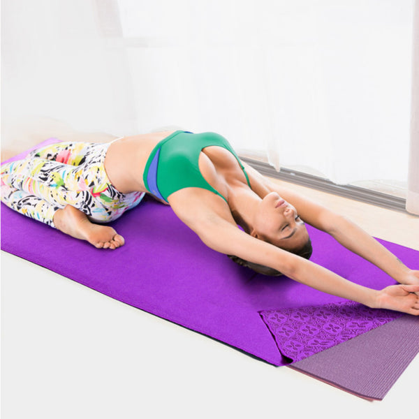 Toalla Antideslizante Absorbente de Yoga con Partículas de Agarre