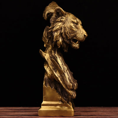 Ornamento de Cobre Puro Tigre del Zodiaco Chino - Decoración Moderna para el Hogar - Image 12
