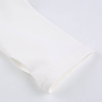 Enterizo Ajustado de Manga Larga con Cuello Cuadrado para Mujer - Image 7