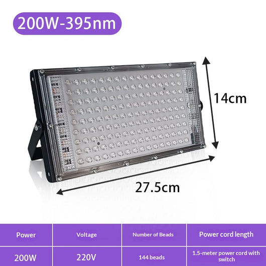 Luz Negra LED UV Profesional para Fiestas y Efectos Fluorescentes - Image 6