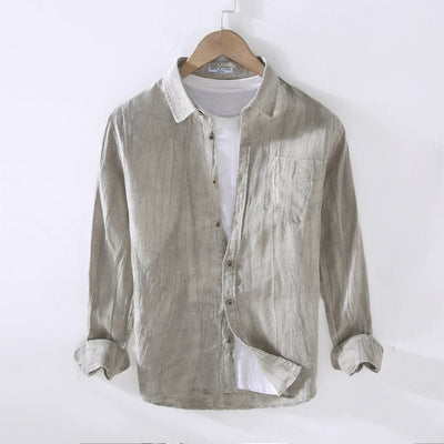 Camisa Suelta Cuello Cuadrado Estilo Retro Arrugada - Image 8
