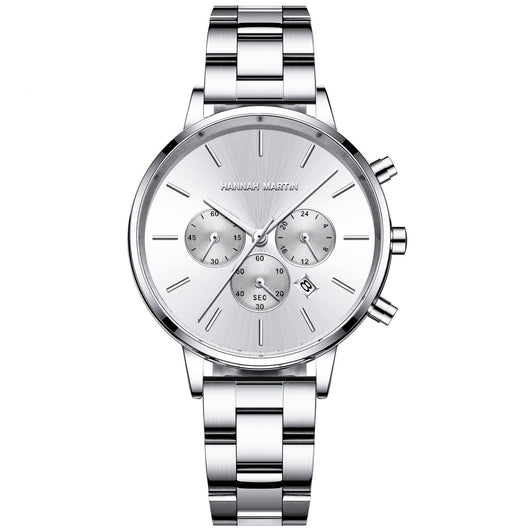 Reloj de Acero Inoxidable con Cadena Mariposa y Doble Cierre - Image 14
