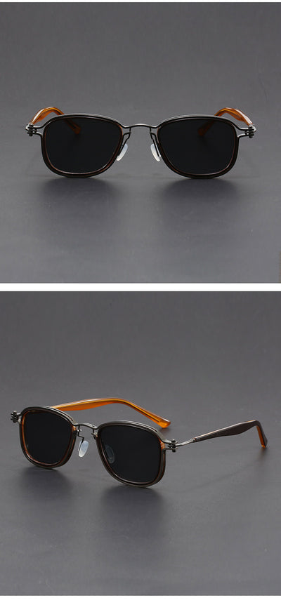 Gafas de Sol Retro Marco Cuadrado Metal - Image 15