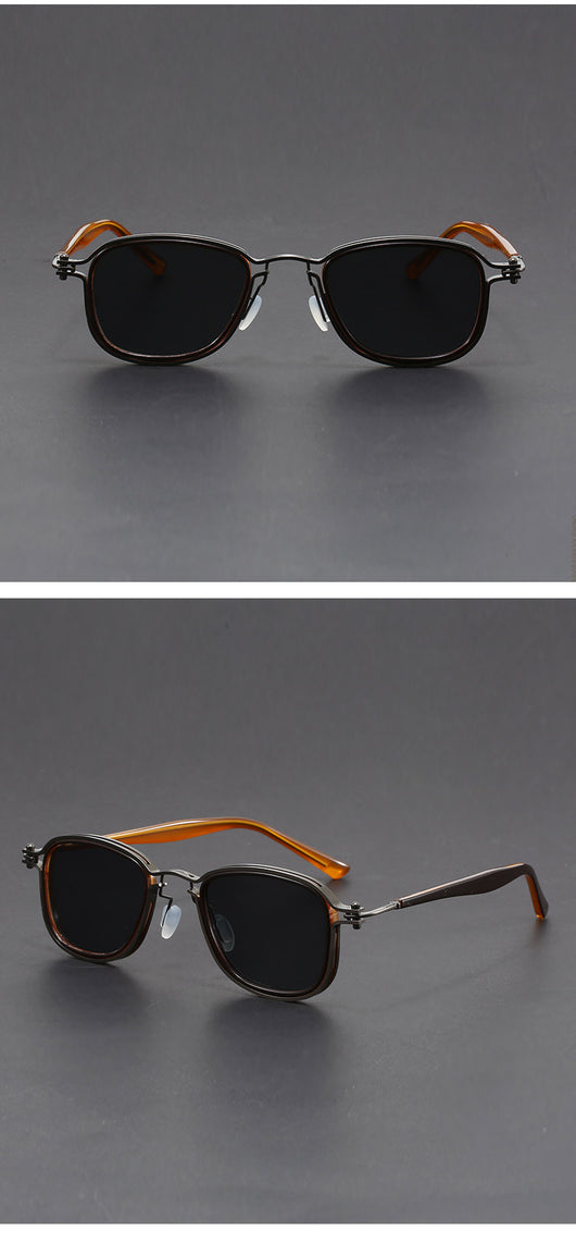 Gafas de Sol Retro Marco Cuadrado Metal - Image 15