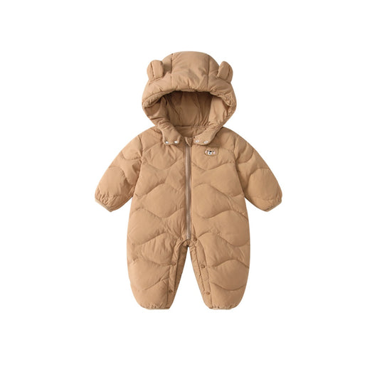 Mameluco Acolchado con Capucha y Estampado Infantil - Image 2