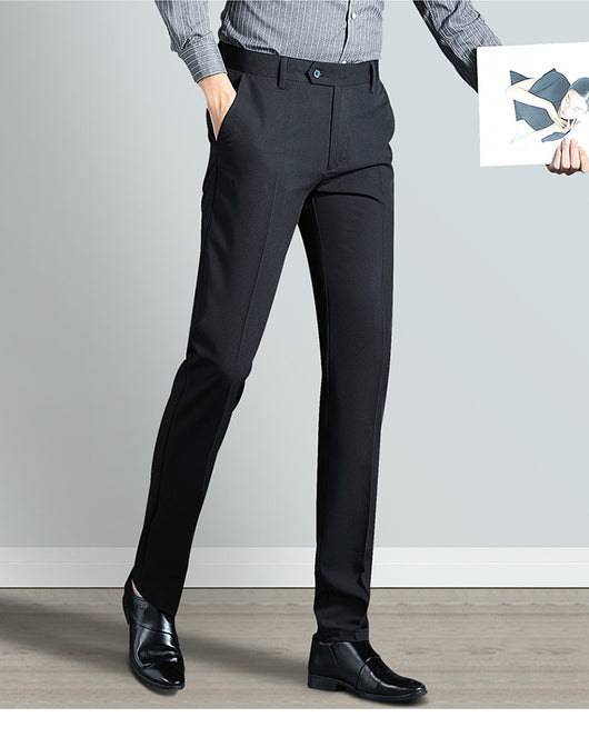 Pantalones Slim Rectos con Estiramiento Cuádruple - Image 28