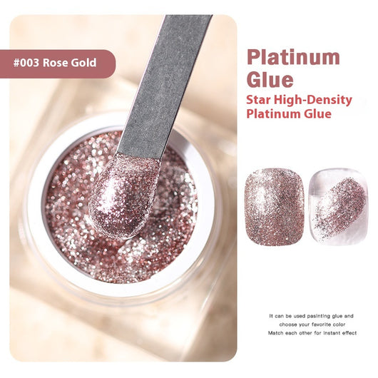 Pegamento UV de Alta Densidad Platinum para Uñas con Brillo Metálico - Image 6