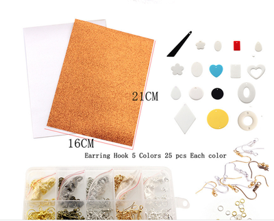Set para Hacer Aretes DIY de Piel Sintética Doble Cara - Image 13