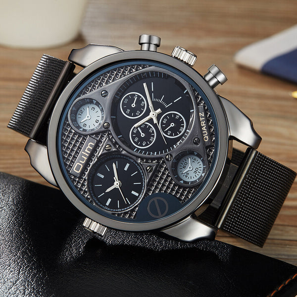 Reloj para Hombre con Correa de Malla de Acero