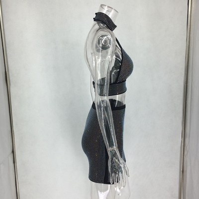 Conjunto de Dos Piezas con Diamantes para Mujer - Image 9