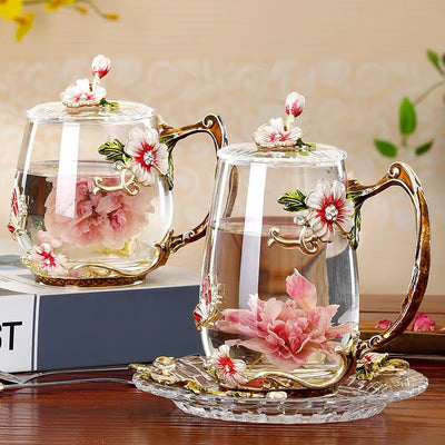 Taza de Té Floral con Tapa - Regalo Premium - Image 17