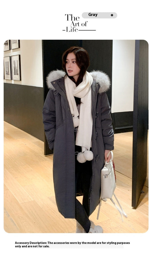 Abrigo de Algodón Grueso Estilo Coreano con Botones de Nudo Chino - Image 11