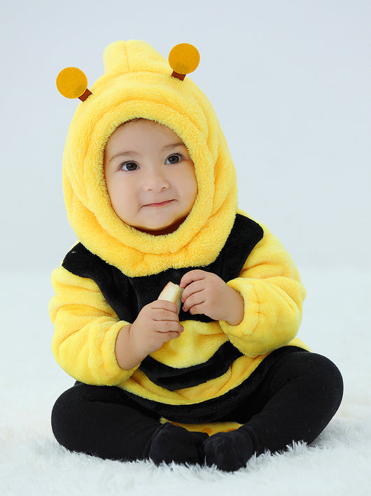 Pijama Enterizo Bebé Diseño Abeja en Franela Suave - Image 16