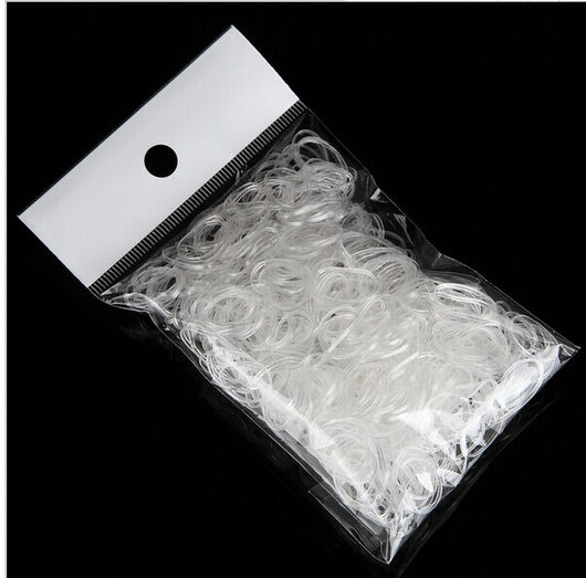 Bandas Elásticas Transparentes para el Cabello Infantil - Coleteros Suaves - Image 4