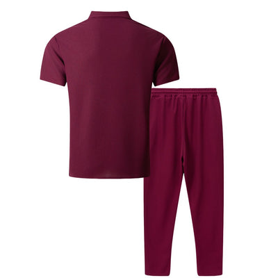 Conjunto de Dos Piezas: Camisa y Pantalón con Bloques de Color - Image 13